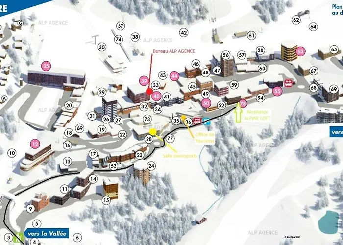 Alpine Loft - 5 Pieces 10 Pers- De Gamme - Alpine Loft - 10alpi - Plagne Centre Mae-2634