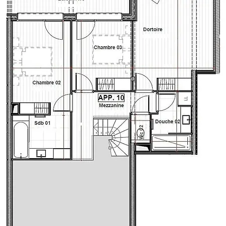 Alpine Loft - 5 Pieces 10 Pers- De Gamme - Alpine Loft - 10alpi - Plagne Centre Mae-2634