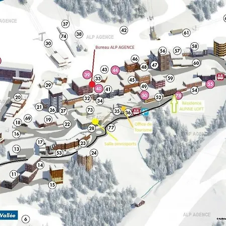 Lejlighed Alpine Loft - 5 Pieces 10 Pers- De Gamme - Alpine Loft - 10alpi - Plagne Centre Mae-2634 La Plagne